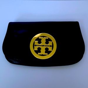 Tory Burch Black Leather Clutch